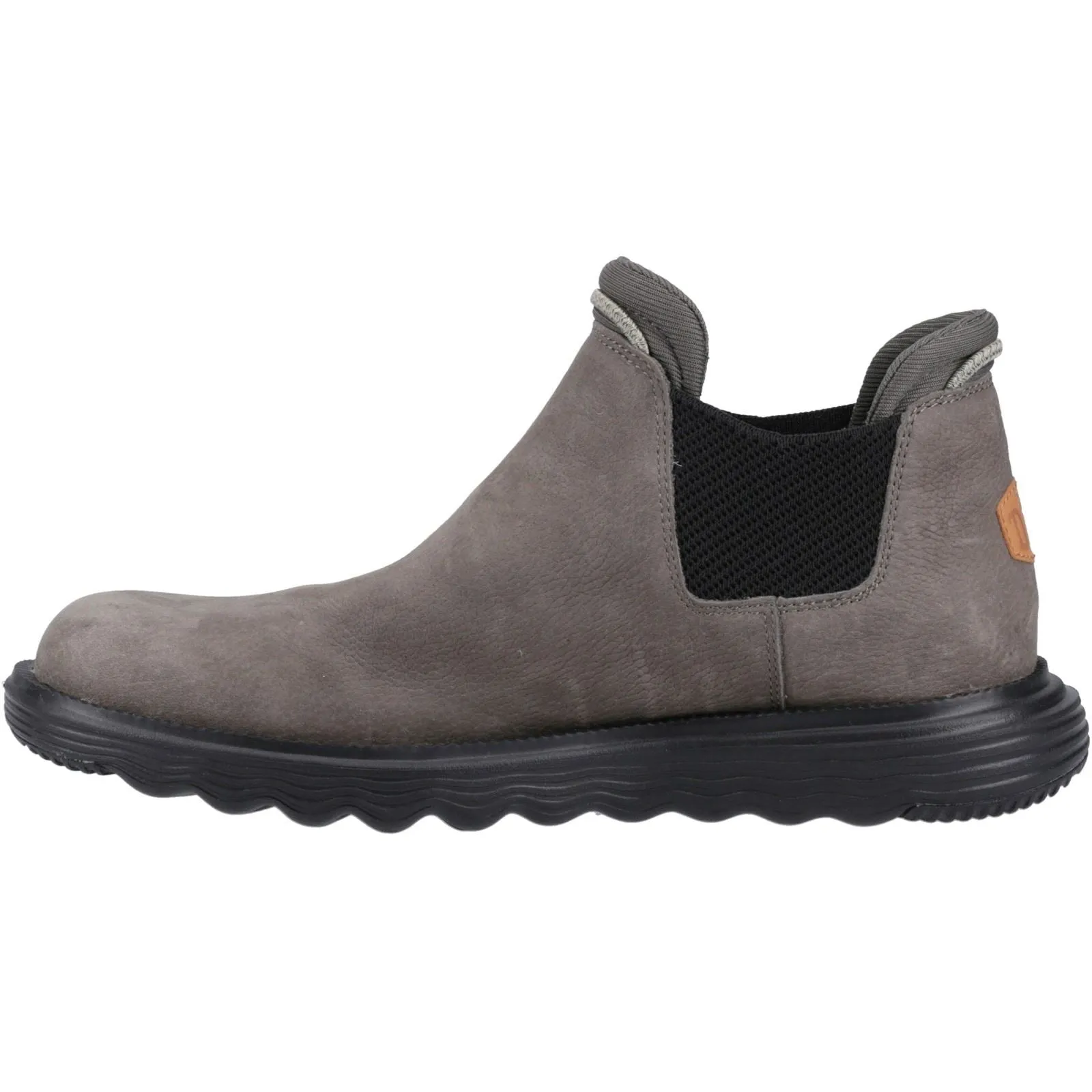 Men's Wide Fit Heydude 40187 Branson Classic Slip On Boots - Grey