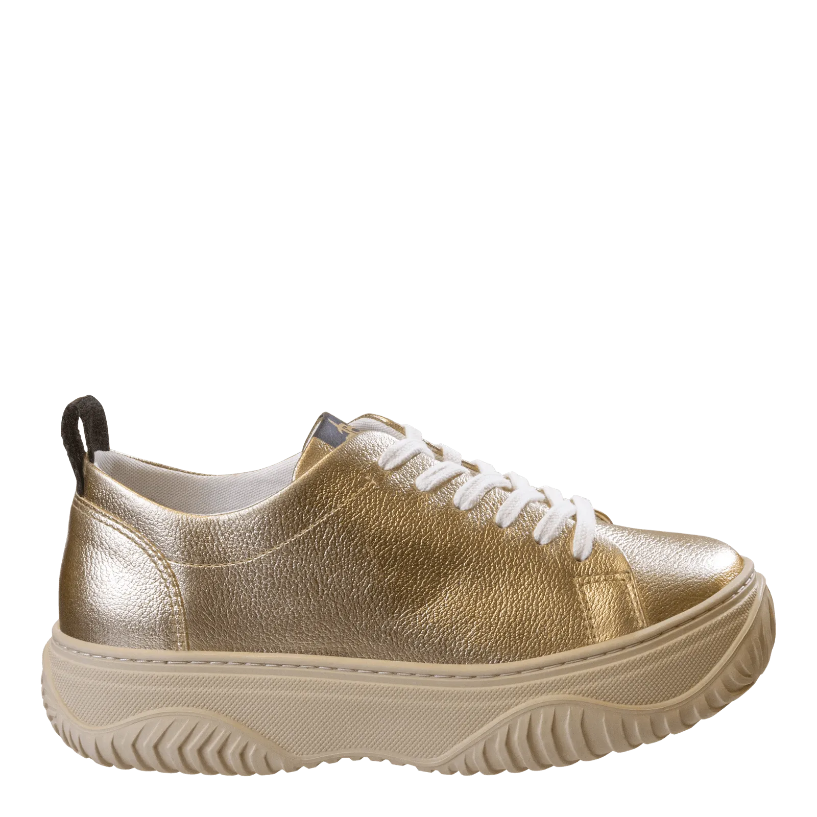 PANGEA in GOLD Court Sneakers