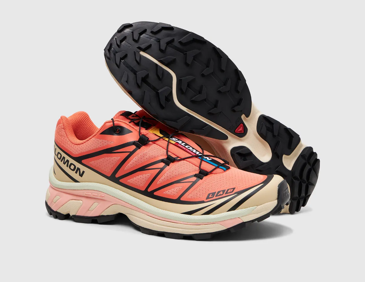 Salomon Sportstyle XT-6 Living Coral / Black - Cement