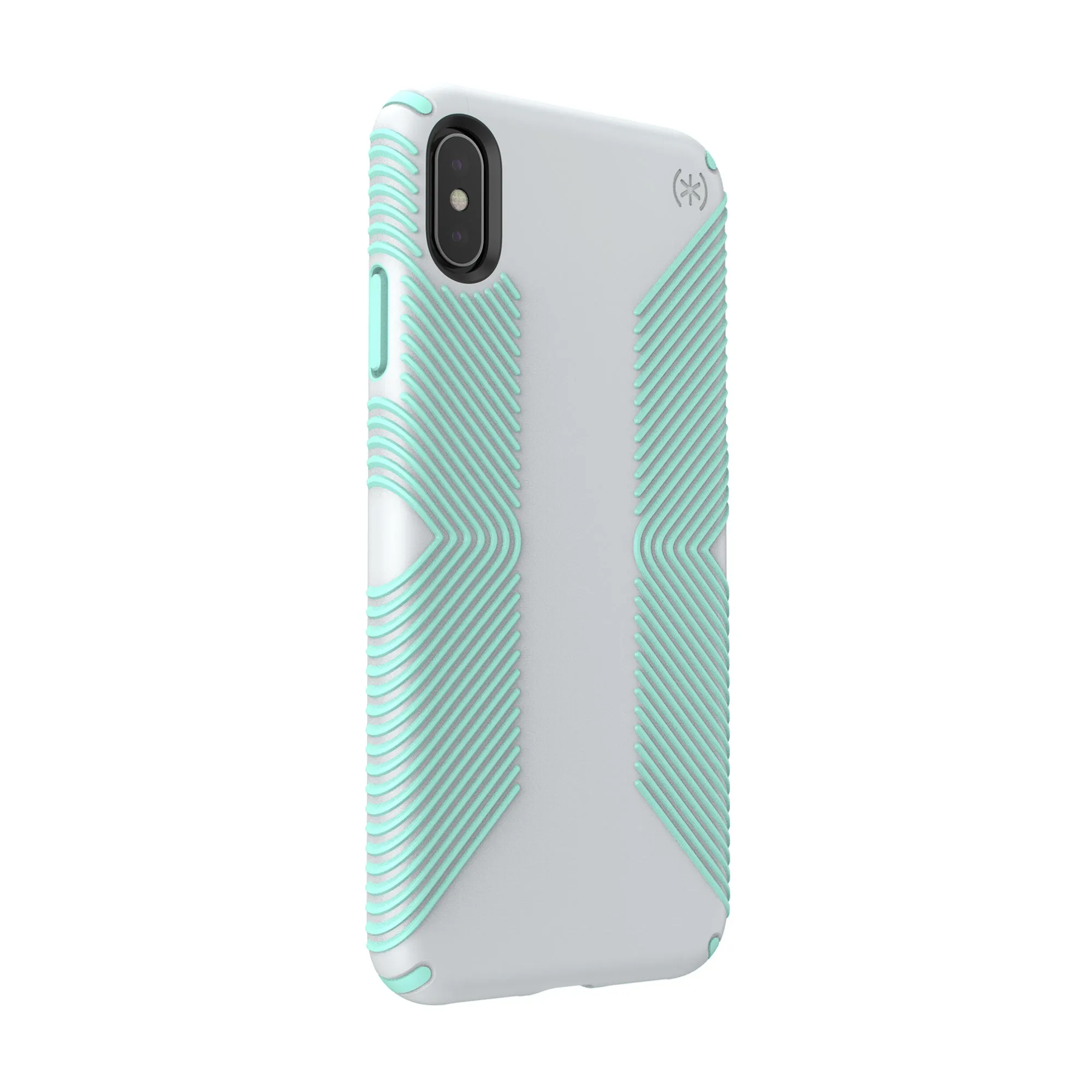 Speck - Presidio Grip iPhone XS Max - Grey / Green