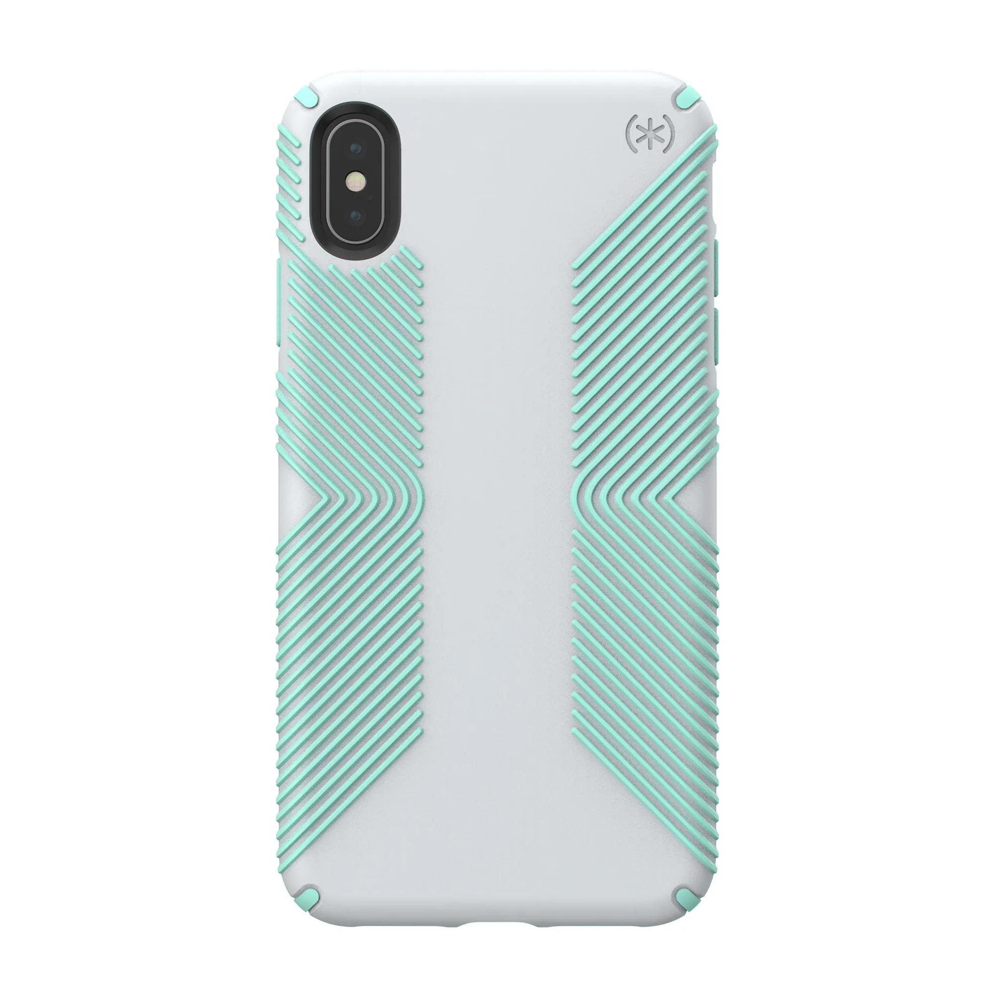 Speck - Presidio Grip iPhone XS Max - Grey / Green