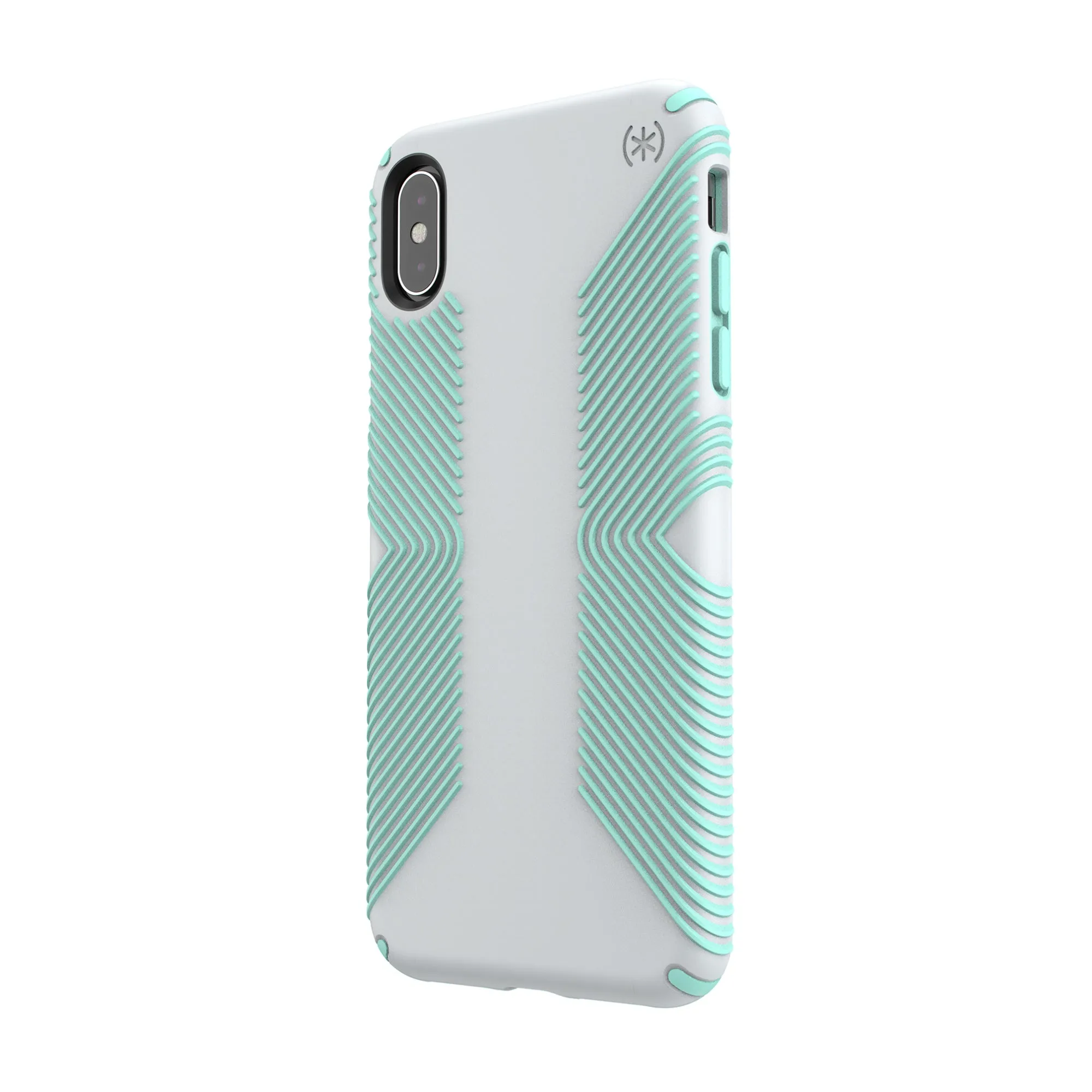 Speck - Presidio Grip iPhone XS Max - Grey / Green