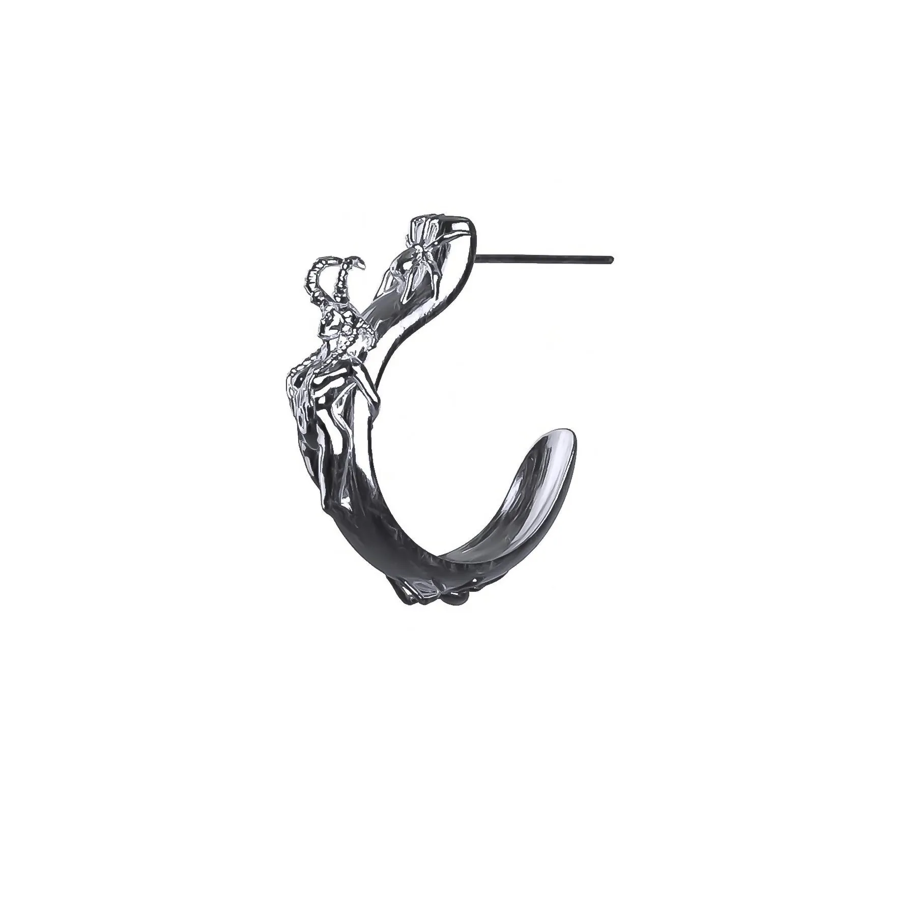 SUCCUBUS OPEN HOOP EARRING