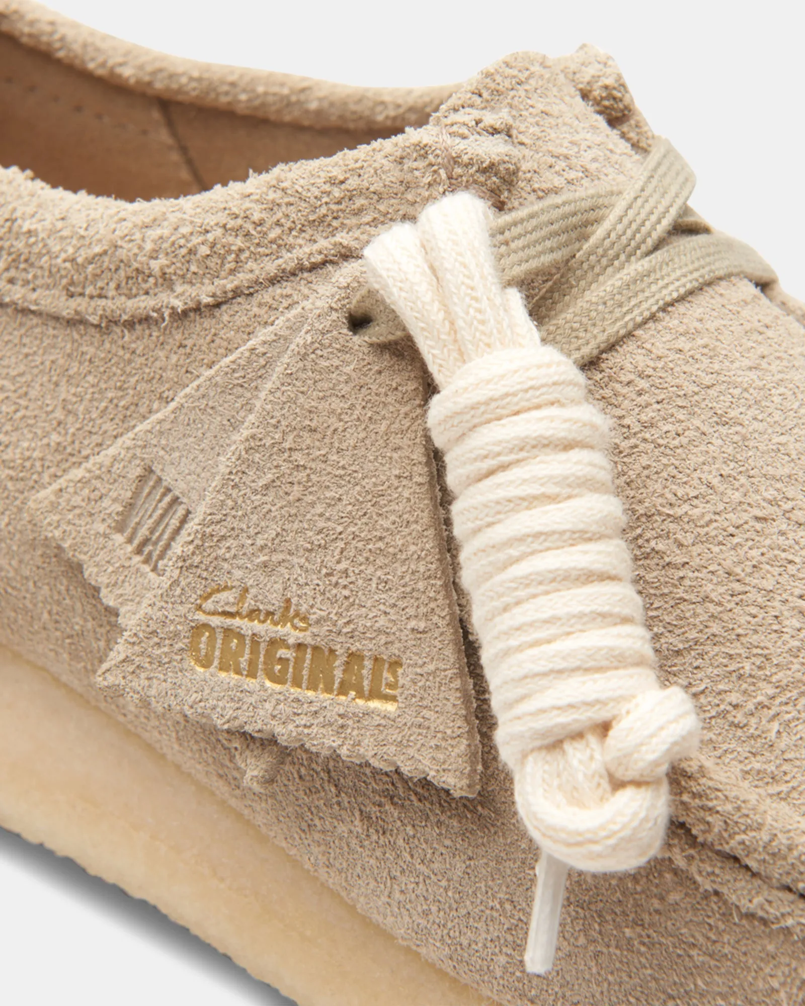 Wallabee (M) Pale Grey Suede