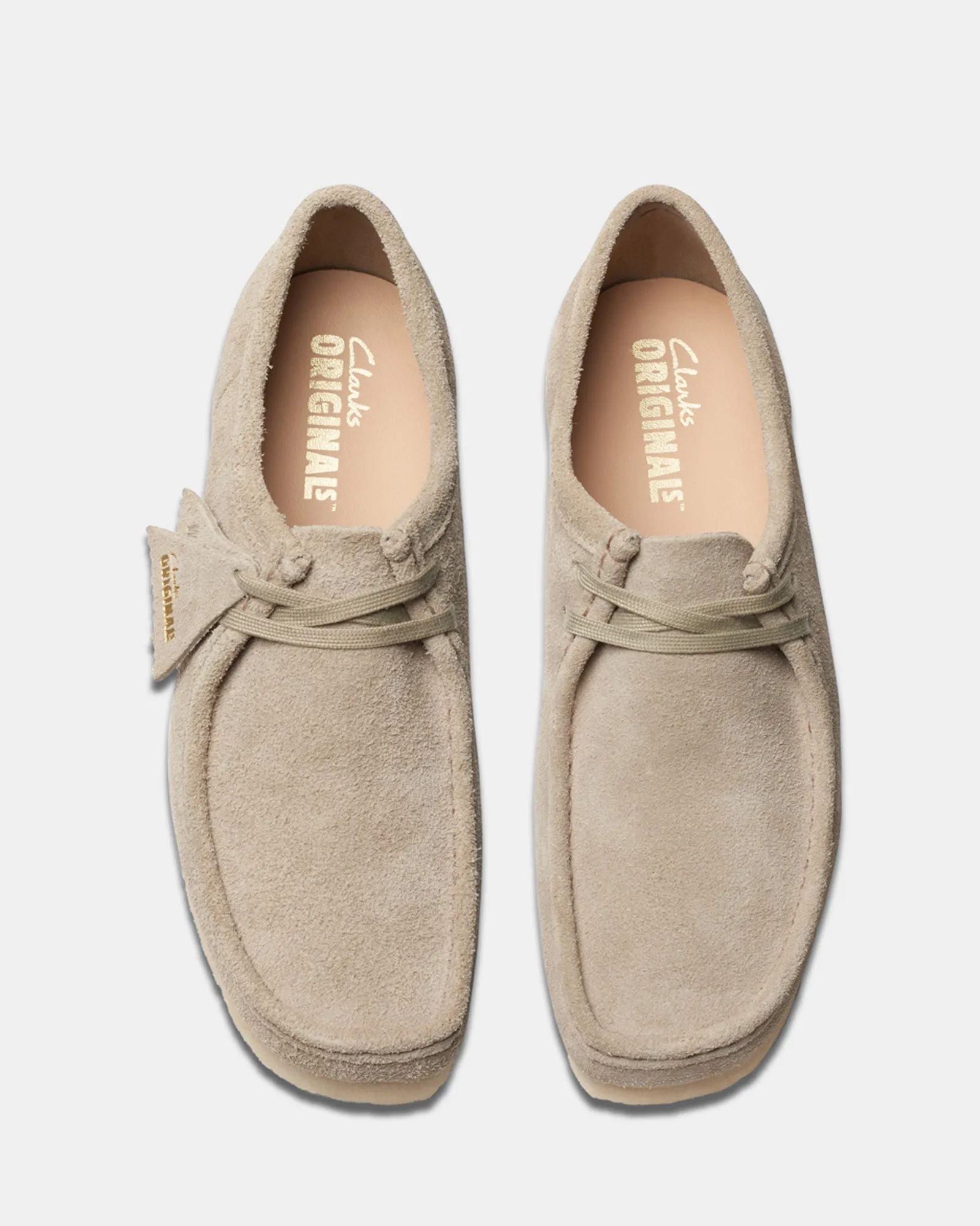 Wallabee (M) Pale Grey Suede